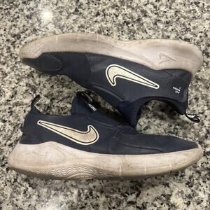 Nike Men’s AD Comfort Slip On Sneakers Navy/White Mens Size 7Y ***PRE-OWNED***